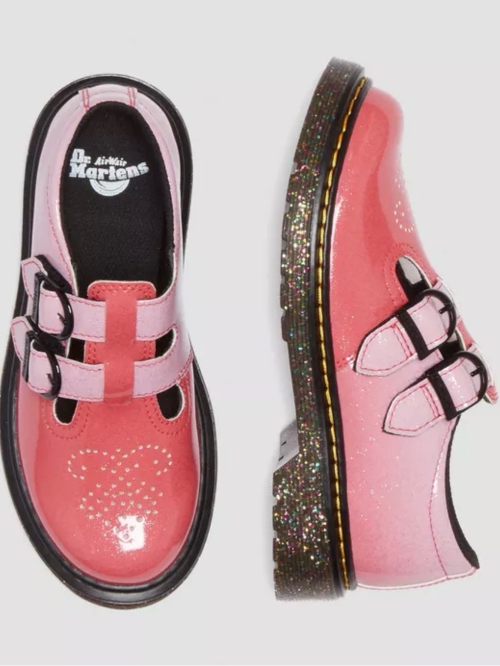 Dr. Martens Junior 8065 Gradient Glitter Mary Jane